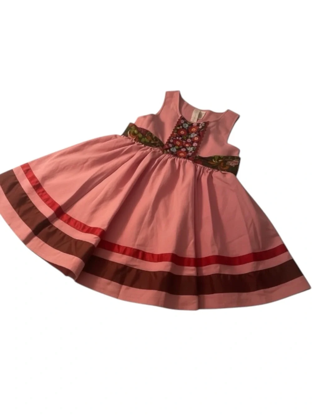 Matilda Jane Paint By Number Pink, Purple Sleeveless Dress Girls SZ 10